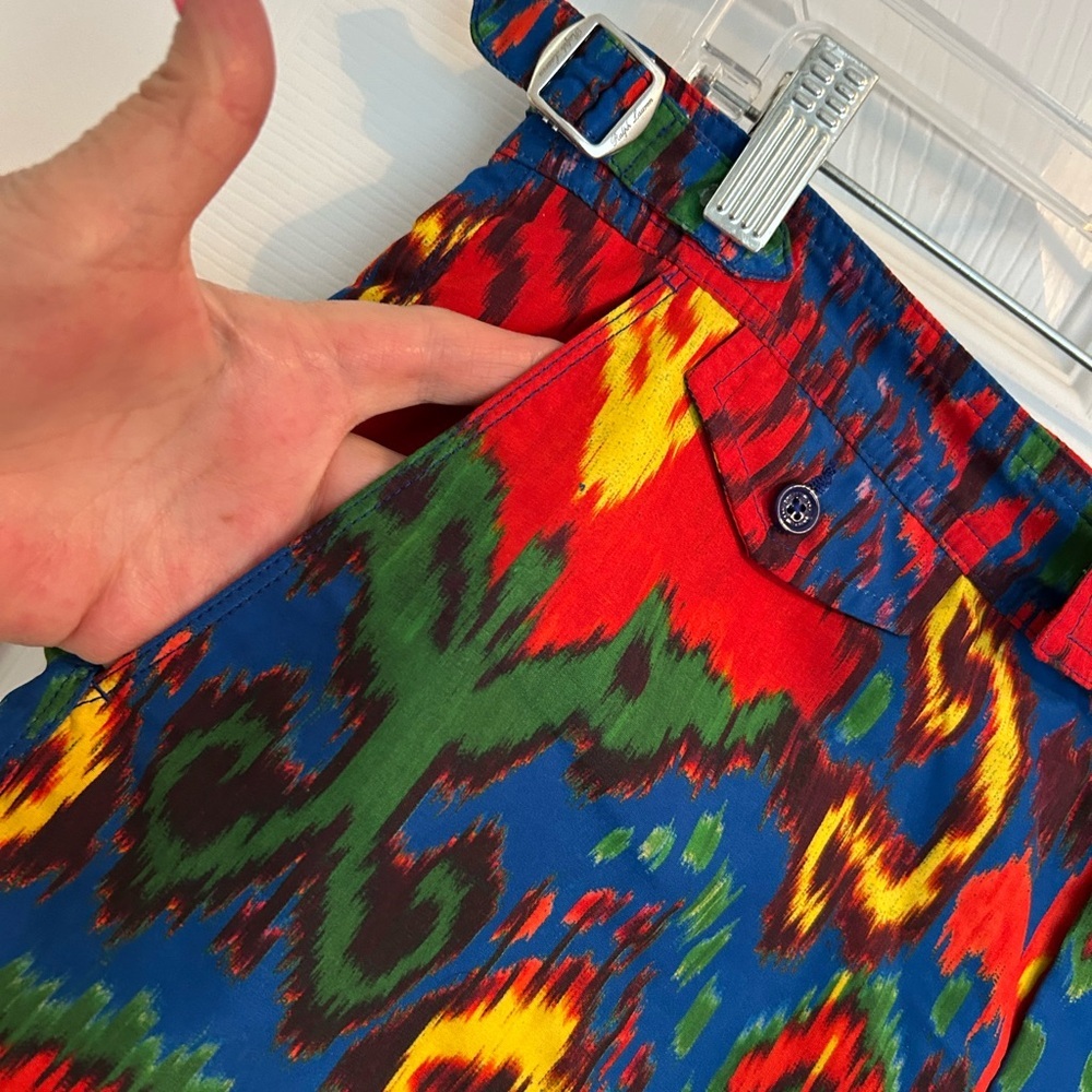 Ralph Lauren Purple Label Ikat Patterned Men’s Swim Trunks - Picture 4 of 13